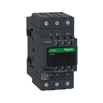 Contactor tesys d - 3p(3 na) - ac-3 - <= 440 v 65 a - 220 v ca 50/60 hz bobina