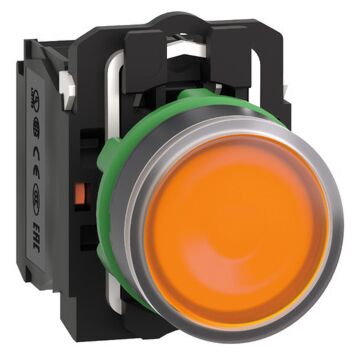 Pulsadores luminiso led 230v  na+nc  amar