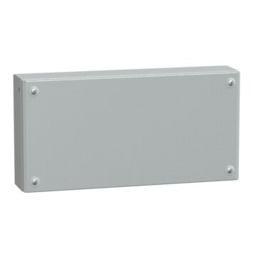 Metal industrial box plain door h200xw400xd80 ip66 ik10 ral 7035