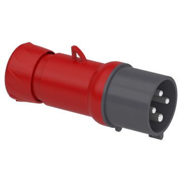 Pratika wander plug - straight - 32 a - 3p + e - 380...415 v ac - ip44