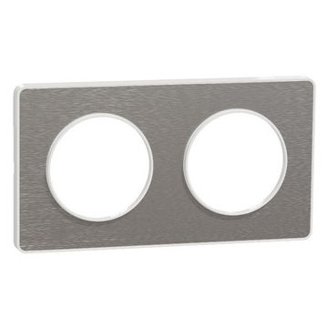 Marco touch 2 elem aluminio raspado