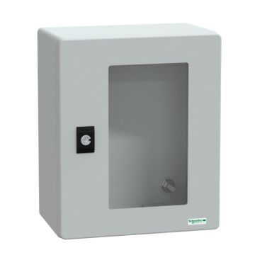 Thalassa plm - armario monoblo mural poliéster ip66 308x255x160mm puerta cristal
