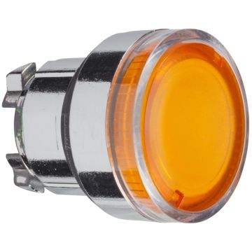 Cabeza pulsador  luminoso ras ba9s amarillo