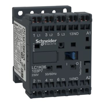 Contactor tesys k - 3p(3 na) - ac-3 - <= 440 v 9 a - 24 v bobina ca