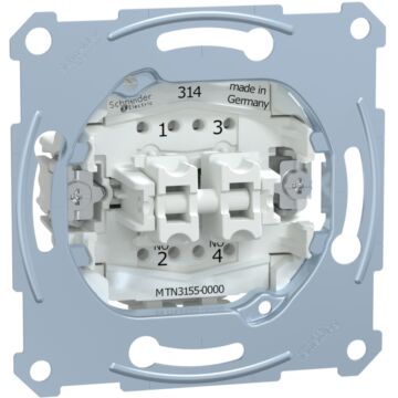 Mecanismo de doble pulsador compatible con la gama elegance y d-life