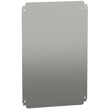 Placa de montaje de acero galvanizado. dimensiones  600x400
