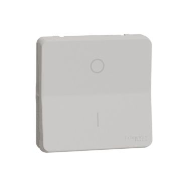 Mureva styl, mecanismo, 2 polos, 1 vía, electromecánico, 16ax, ip55, blanco
