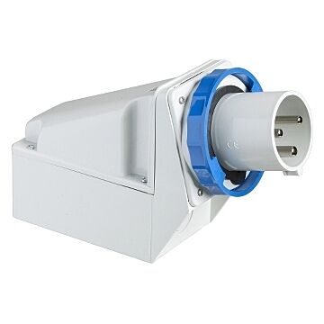 Pratika industrial plug - 63 a - 2p + e - 200...250 v ac - ip67