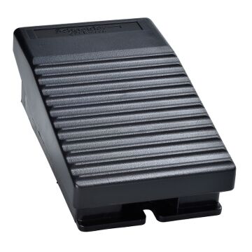 Interruptor de pedal único xpe-a - sin tapa prot. - plástico - negro - 2nc+2no