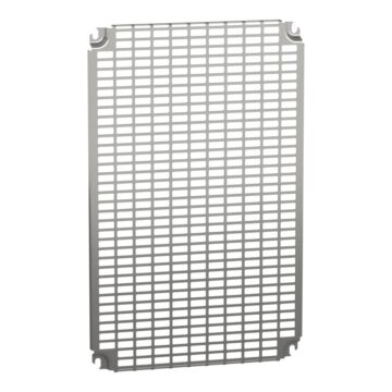 Monobloc perforated plates h600xw400mm with universal perforations 11x26mm