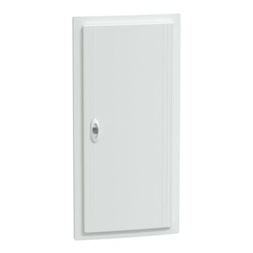 Envolvente modular, prismaset xs, 4 filas de 13 módulos , empotrar, puerta blanca