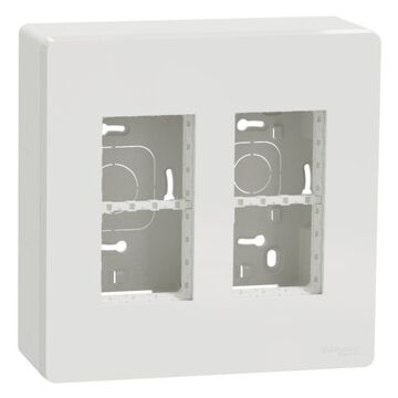 New unica system+ - puesto de trabajo - 2 columnas - superficie - polar