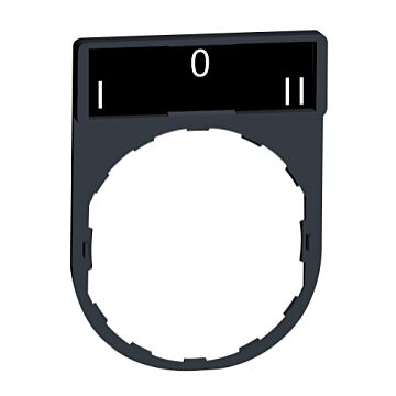 Porta etiqueta c/etiqueta  i-o-ii