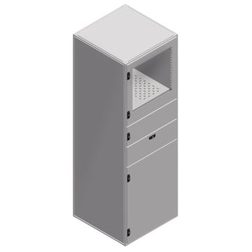 Armario aplicación pc spacial sf - montado - 1.600 x 600 x 800 mm