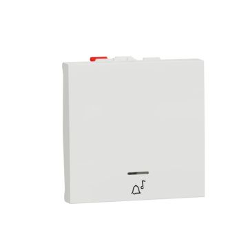 New unica pulsador 2 mod timbre led localiz polar