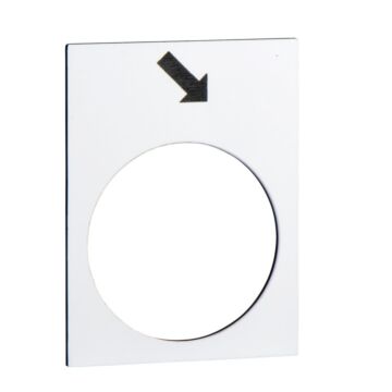 Etiqueta 30 x 40 mm adelante lento