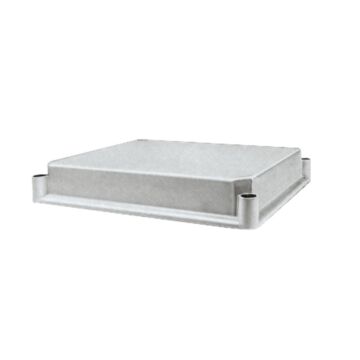 Opaque polycarbonate cover 27x27x4.5cm ((*))