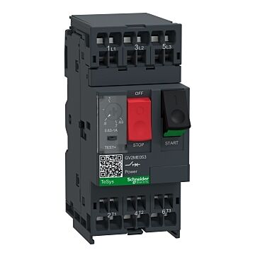 Disjuntores-motor magnetotérmicos gv2me 0,63/1a con terminales de resorte