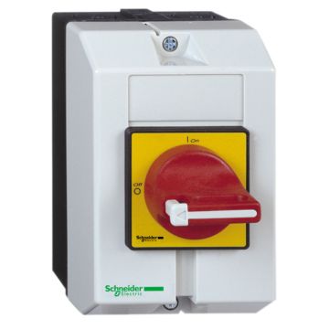 Encofrado tesys vario, interruptor seccionador de emergencia, 16 a, ip65