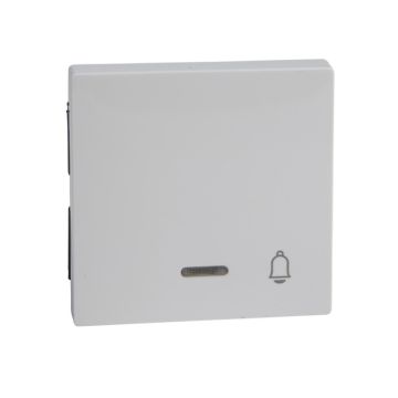 Tecla símbolo campana visor elegance blanco activo