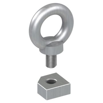 Set de 4 cáncamos de elevación spacial sm m12 - acero fundido galvanizado