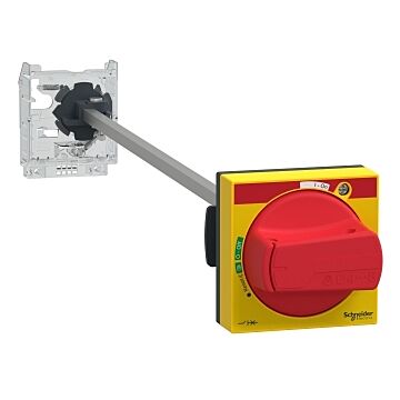 Kit de manija rotativa extendida tesys gv2 ip54 manija roja sin indicador de disparo para gv2l-gv2p