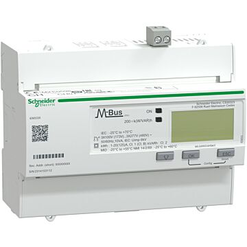 Contador de energía iem3335 3f 125a mbus 1e/s digital multitarifa mid