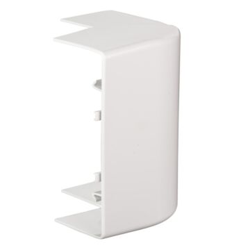 Optiline 45 canal - esquina externa - 140x55 mm - blanco polar