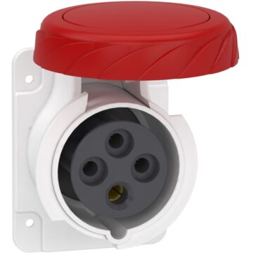 Pratika socket - screw - straight - 16a - 3p + e - 380...415 v ac - panel