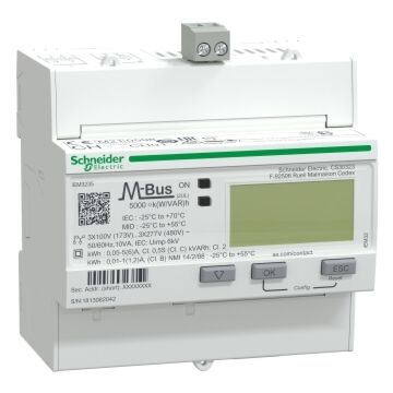 Contador de energía iem3235 3f x/5a mbus 1e/s digital multitarifa mid