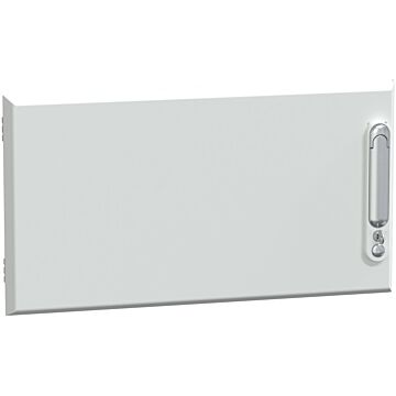 Puerta plena, prismaset g, ip30, 600mm (an.) x 330mm (alt.), 6 módulos, blanca, ral 9003