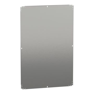 Placa de montaje metálica plana alt1200xanch800mm de acero galvanizado