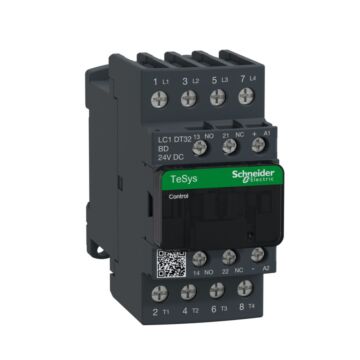 Contactor tesys d - 4p(4 na) - ac-1 - <= 440 v 32 a - 24 v cc bobina standard