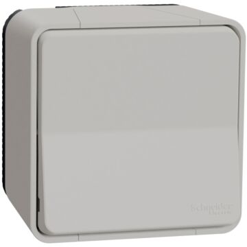 Mureva styl - pulsador - superficie - ip55 -blanco