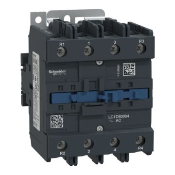 Contactor tesys d - 4p(4 na) - ac-1 - <= 440 v 125 a - 230 v ca 50/60 hz bob