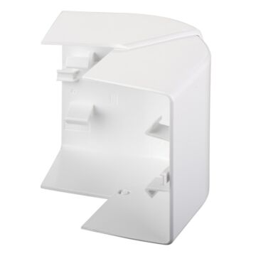 Optiline 45 canal - esquina externa - 95x55 mm - blanco polar