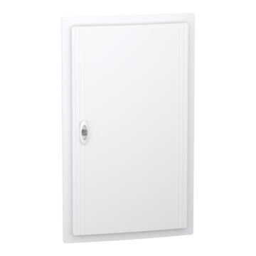 Envolvente modular, prismaset xs, 18 módulos 4 filas, empotrar, pladur, puerta blanca