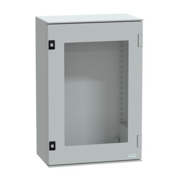 Thalassa plm - armario monobl mural poliéster ip66 647x436x250mm puerta cristal