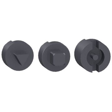 Cerradura cuadrado m / triangular m