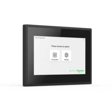 Pantalla táctil 7" cliente spacelogic knx negro