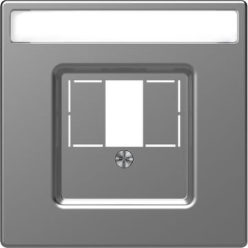 Tapa conector multimedia d-life aluminio