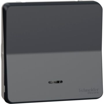 Mureva styl pulsador estanco completo para instalación en superficie conled gris