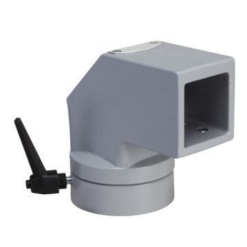 Horizontal rotating fixing, square 50 mm ral 7040. for s3cm hmi encl.