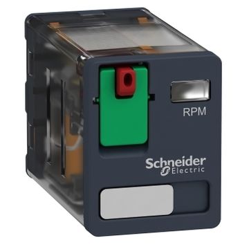 Relé de potencia enchufable, 15 a, 2 nanc, 120 v ca