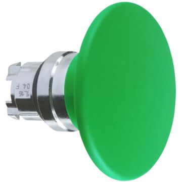 Cabeza pulsador  seta 60mm verde