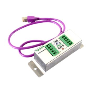 Caja derivación canopen con 3 conectores rj45 0,6m