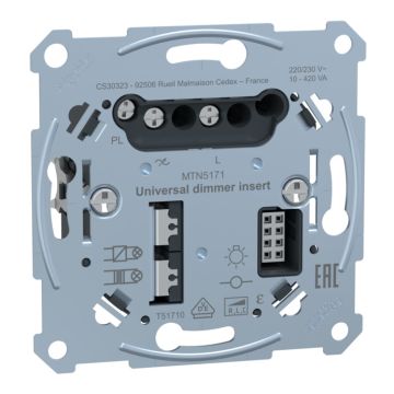Universal dimmer insert