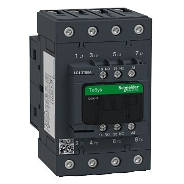 Contactor tesys d - 4p(4 na) - ac-1 - <= 440 v 80 a - 240 v ca 50/60 hz bobina