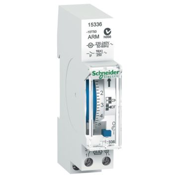 Acti9 ih - interruptor horario diario analógico - 1 mód. - crm - 1 canal - 16a