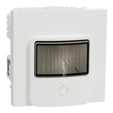 New unica detector mov. 10a con int. wiser blanco polar